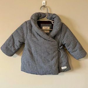 Zara Kids Gray Puffer Jacket